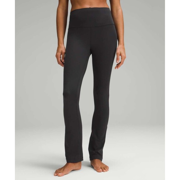 Lululemon Align High-Rise Mini-Flare Leg Pant 28"Leggings Black W5FCHS Nulu 2 - Picture 1 of 7